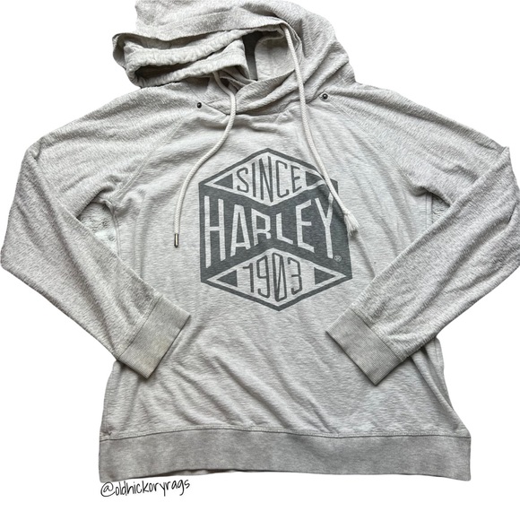 Harley-Davidson Tops - Harley-Davidson Women's Black Label Core Since 1903 Pullover Hoodie Size XL